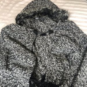 BCBG Max Azria Hooded Cape